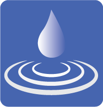 water drop ripples logo